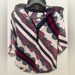 Stretch Print Blouse by NY&Company